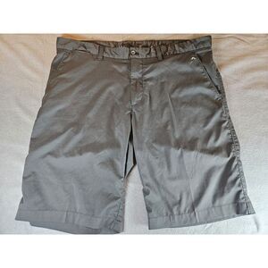 J. Lindeberg Mens Golf Shorts Size 40 Stretch Regular Fit Activewear Black Chino
